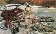 Lovis Corinth Stillleben mit Pagode china oil painting artist